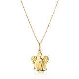 Necklace Roberto Giannotti Woman Angeli in Yellow Gold Diamante NKT264 - NKT264